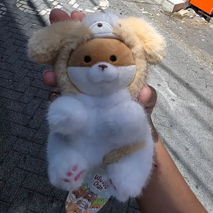 [BUNJANG] Uso Uso 12cm Animal Costume Keyring Plush / 동물코스튬 우소우소 12cm 키링 인형