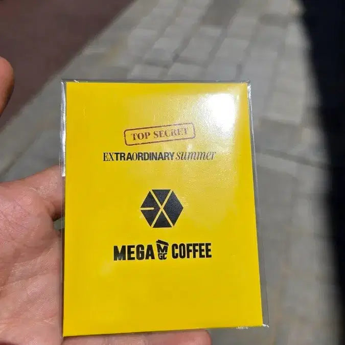[BUNJANG] EXO Mega Coffee MGC Photocard (Sealed) / EXO 메가커피 MGC 포토카드(미개봉)