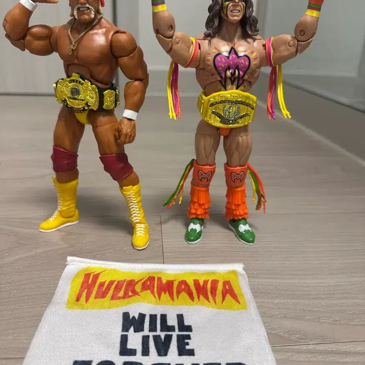 [BUNJANG] Hulk Hogan &amp; Ultimate Warrior Figure Set / 헐크호건 워리어 피규어 세트 판매합니다