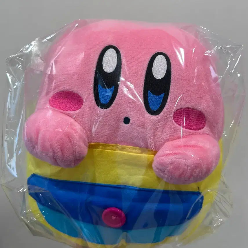 [BUNJANG] Huryu Kirby Backpack Plush Bag / 후류 별의 커비 백팩 배낭 인형 가방.