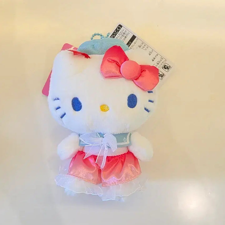 [BUNJANG] Sanrio Sherbet Marine Kitty Mascot Keyring / 산리오 샤베트마린 키티 마스코트 키링(정품)