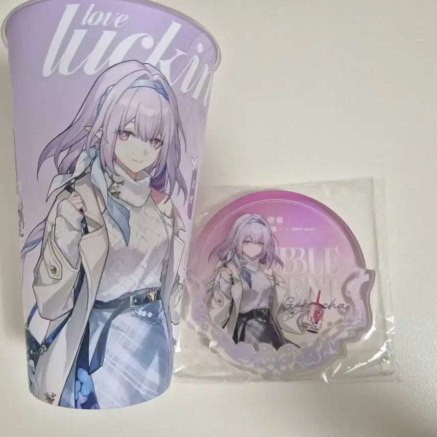 [BUNJANG] Honkai: Star Rail Castoris Luoxing Gong Cha Collaboration Cup &amp; Coaster / 붕괴스타레일 카스토리스 루이싱, 공차 콜라보 컵&amp;코스터 판매