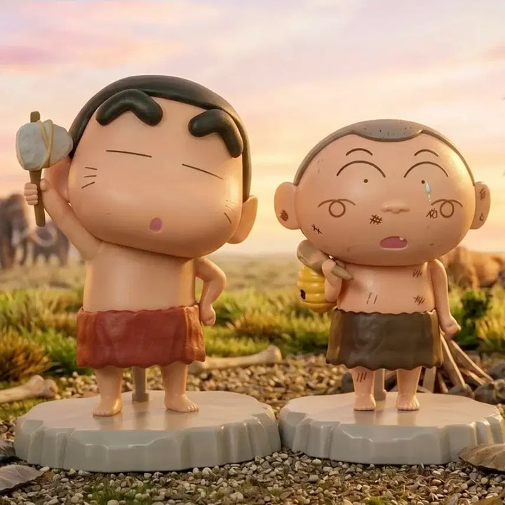[BUNJANG] Crayon Shin-chan Prehistoric Era Yuri Figure New / 짱구 원시시대 피규어 유리 새상품