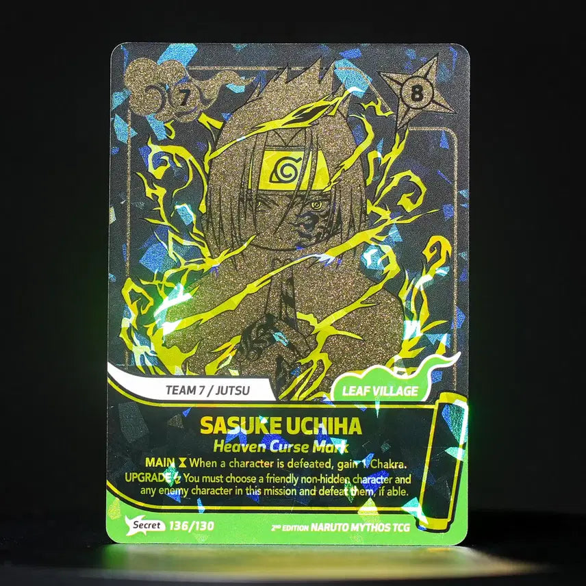 [BUNJANG] Naruto Mythos Sasuke Secret Rare English Edition Trading Card / [무료배송] 나루토 Mythos 정품 &
