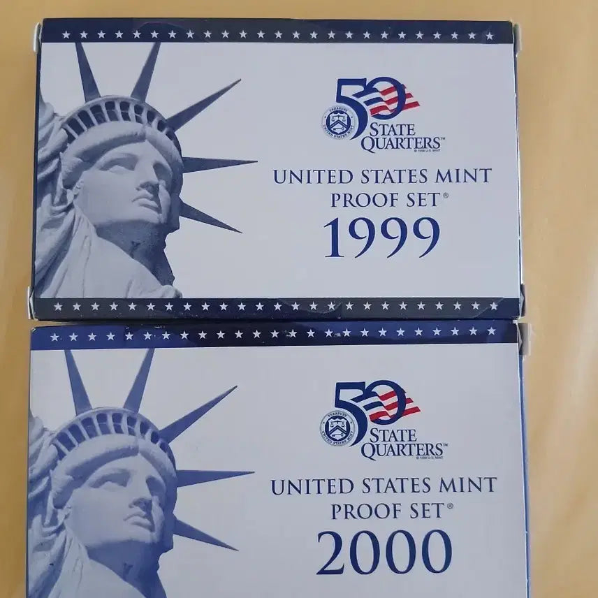 [BUNJANG] US Mint State Quarter Proof Set 1999-2000 / 미국 조폐국 스테이트 쿼터 프로프 세트 1999 2000