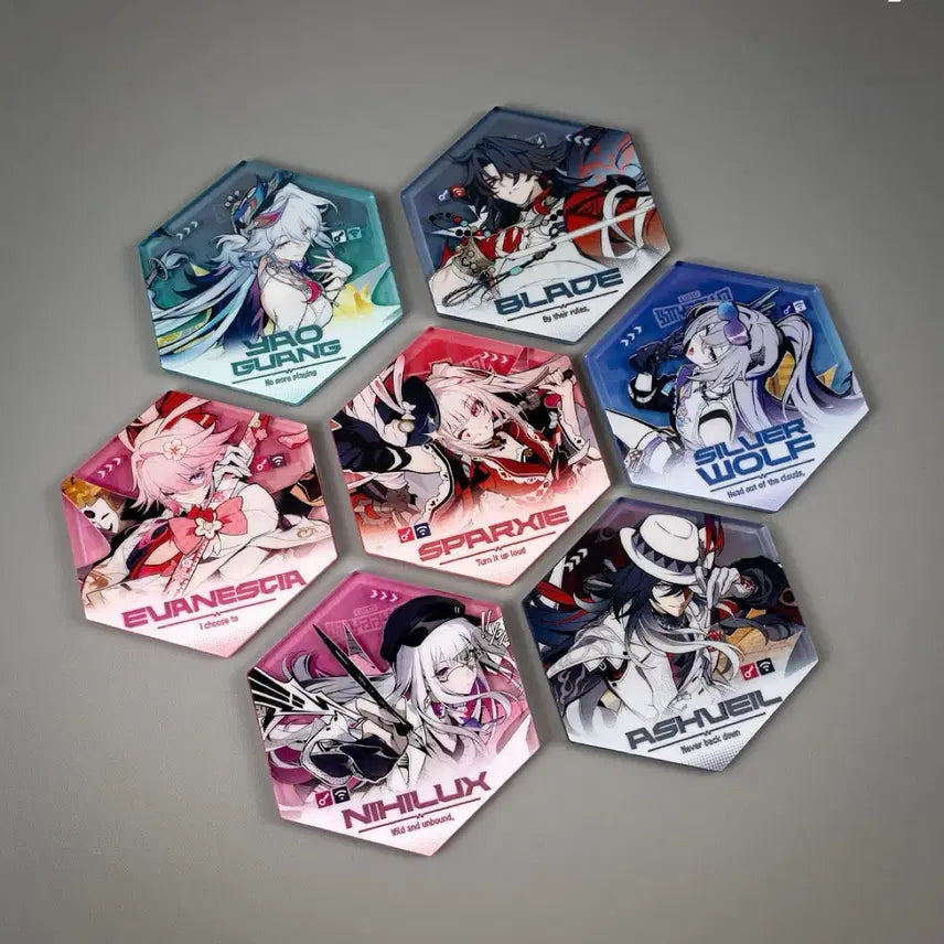 [BUNJANG] Honkai: Star Rail Immersive Exhibition "Reminiscence of the Stars" Random Acrylic Magnet / 붕괴 스타레일 랜덤 아크릴 마그넷 별 사이를 걷는 회고록 이머시브 전시회 붕스 공식 한정 굿즈
