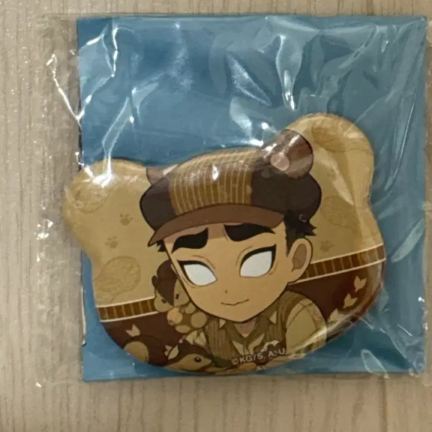 [BUNJANG] Demon Slayer Gyomei Himejima Ufotable Limited Bear Paw Can Badge / 귀멸의 칼날 히메지마 교메이 유포테이블(ufotable) 한정 곰돌이 귀 모양 캔뱃지