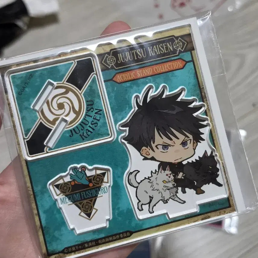 [BUNJANG] Jujutsu Kaisen Gojo Satoru &amp; Fushiguro Megumi Mini Acrylic Stand Set (3 Types) / 주술회전 고죠 사토루 후시구로 메구미 미니 아크릴 스탠드 일괄 3종