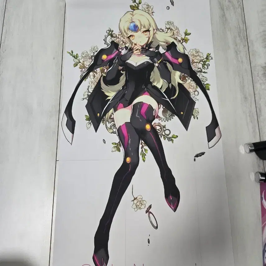[BUNJANG] Elsword Pikaruby Nemesis Code Jukjabong Scroll Banner / 엘소드 비공굿 피카보살님 족자봉