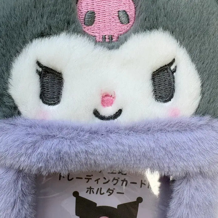 [BUNJANG] Sanrio Kuromi Boa Fur Photocard Holder Toploader / 산리오 쿠로미 보아털 포토카드 포카홀더 탑로더 새상품