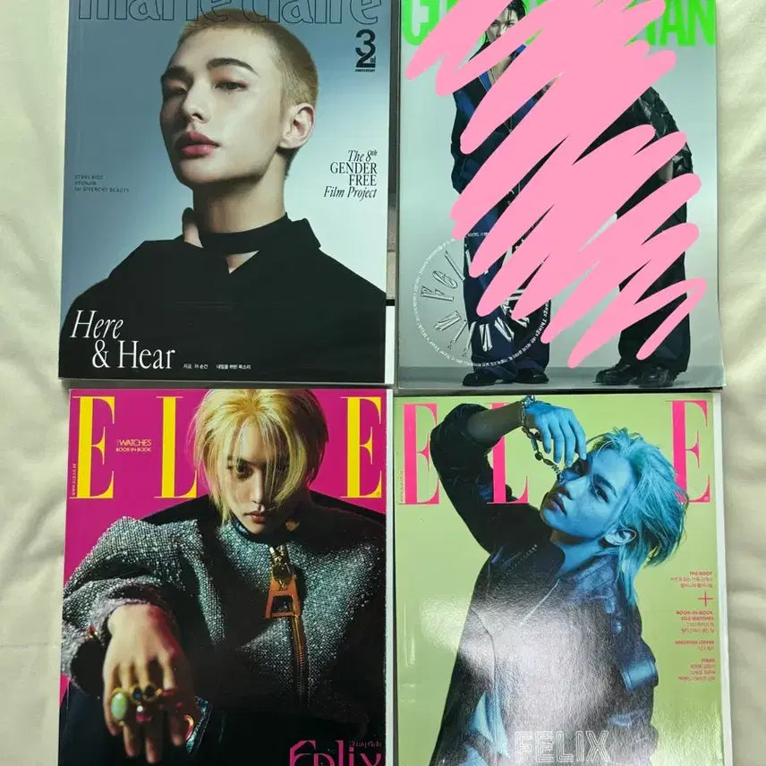 [BUNJANG] Stray Kids Felix Cosmopolitan Magazine / 스트레이키즈 스키즈 필릭스 현진 잡지 양도