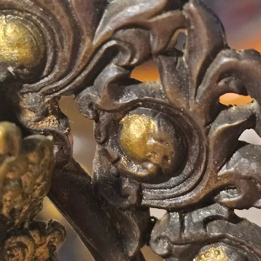 [BUNJANG] Tibetan Buddhist Multivorous Heavenly King Vaisravana Metal Statue Handcraft / 티베트 불교 다문천 비사문천 바이슈라바나 금속 불상 수공예