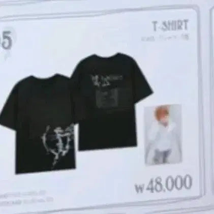 [BUNJANG] Park Ji Hoon Fancon MD T-Shirt Photocard / 박지훈 팬콘 md 티셔츠포카