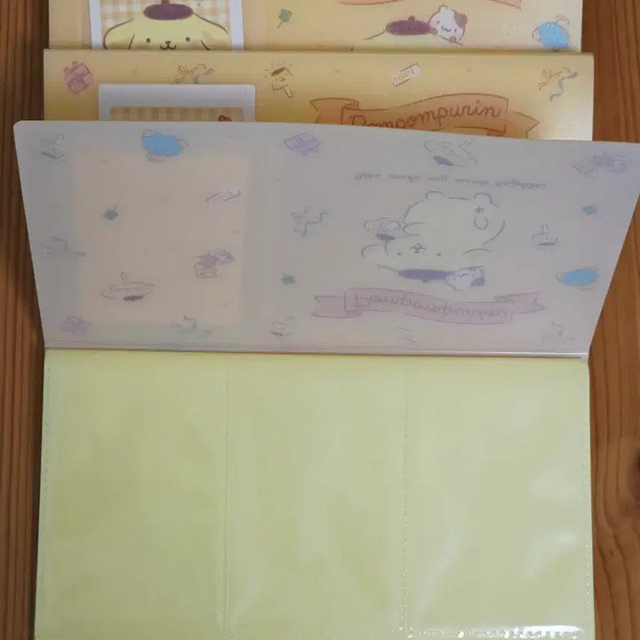 [BUNJANG] Sanrio Pompompurin Cheki Pocket Album (4 pcs) / 산리오 엔조이 아이돌 폼폼푸린 체키 포켓앨범 포카 폴라로이드 명함 보관 4개 일괄
