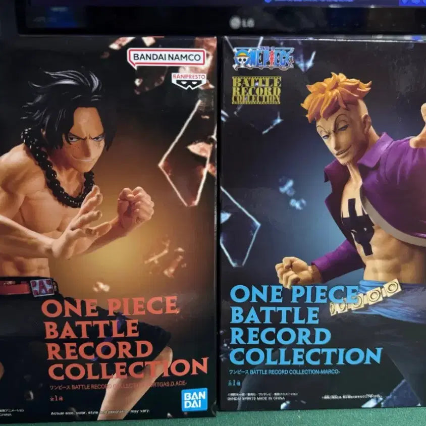 [BUNJANG] One Piece Ace &amp; Marco Battle Record Collection Figures Bundle Set (Sealed) / [미개봉] 원피스 에이스/마르코 배틀 레코드 컬렉션 피규어 일괄