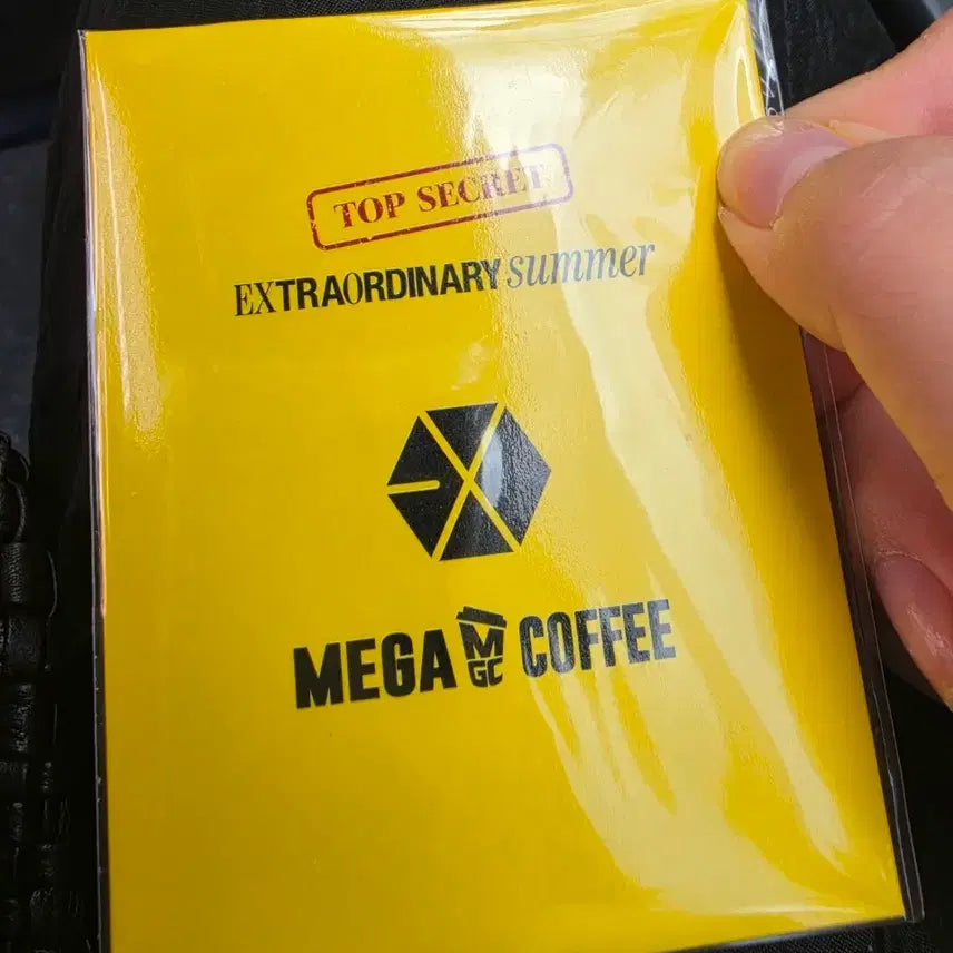 [BUNJANG] EXO Mega Coffee Photocard Sealed / 메가커피 엑소 포토카드 미개봉