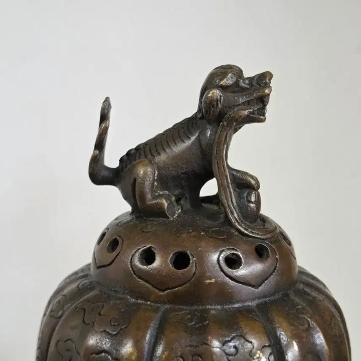 [BUNJANG] Bronze Three-Legged Incense Burner / 적동 삼족 향로