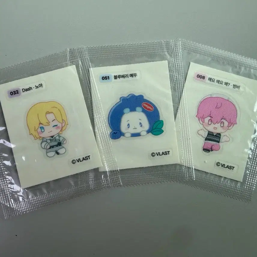 [BUNJANG] PLAVE 3 Sticker Set / 플레이브 띠부씰 3개