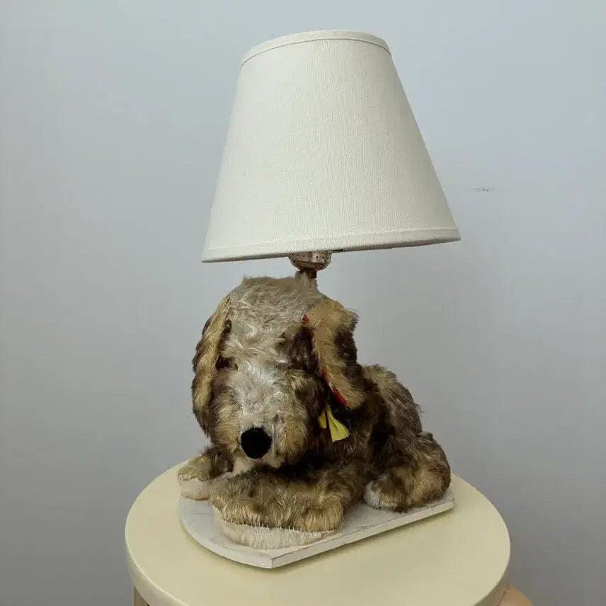 [BUNJANG] Vintage Antique Dog Figurine Lamp / 빈티지 엔틱 강아지 인형 램프