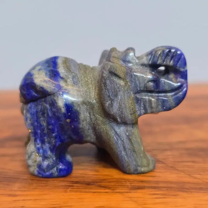 [BUNJANG] Lapis Lazuli Baby Elephant Mineral Stone / 26081234 좋은 기운을 내뿜는 라피스라줄리 청금석 아기 코끼리 광물 수석 팝니다