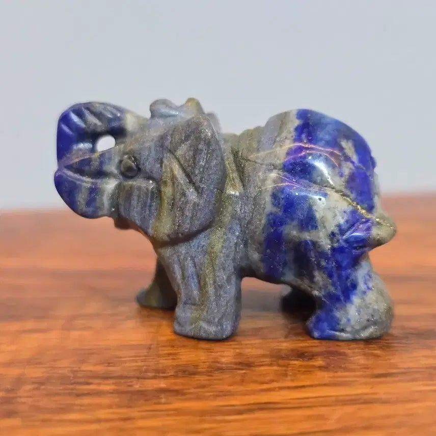 [BUNJANG] Lapis Lazuli Baby Elephant Mineral Stone / 26081234 좋은 기운을 내뿜는 라피스라줄리 청금석 아기 코끼리 광물 수석 팝니다