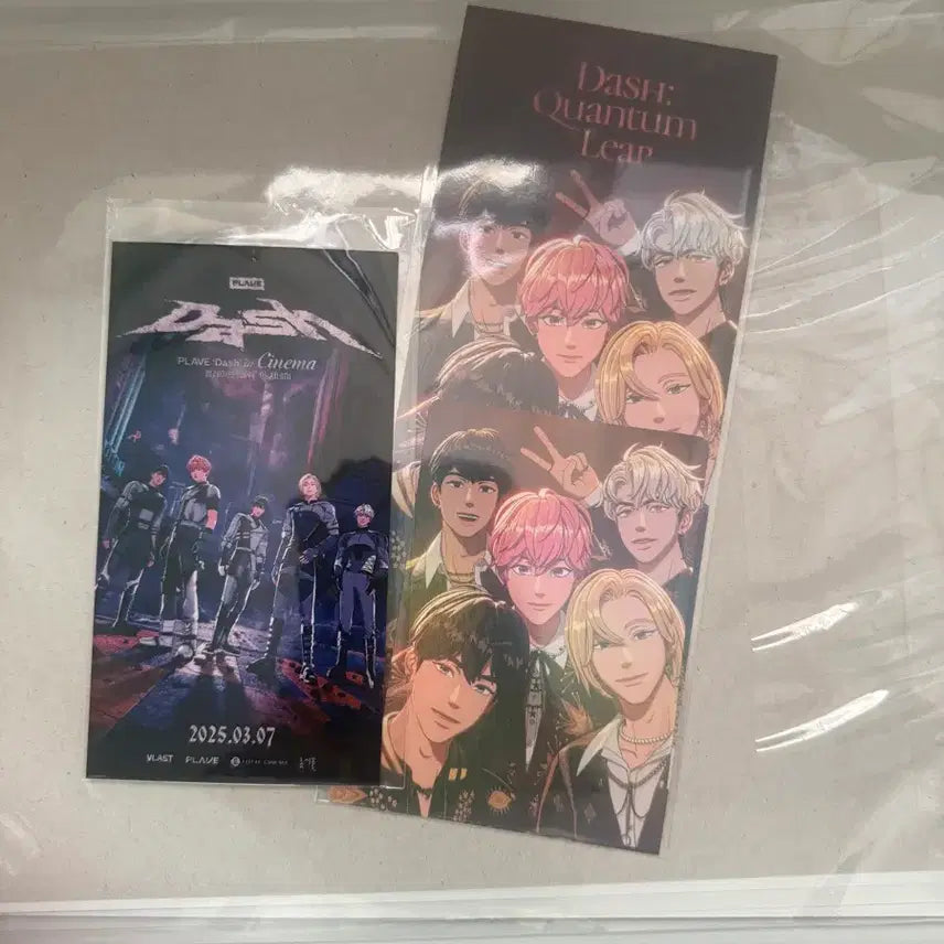 [BUNJANG] PLAVE Dash Quantum Leap Concert Rabiu Big Photocard Ticket Dash Lyric Sheet / 플레이브 대쉬 퀀텀리프 콘서트 라뷰 빅포카 티켓 대쉬 가사지