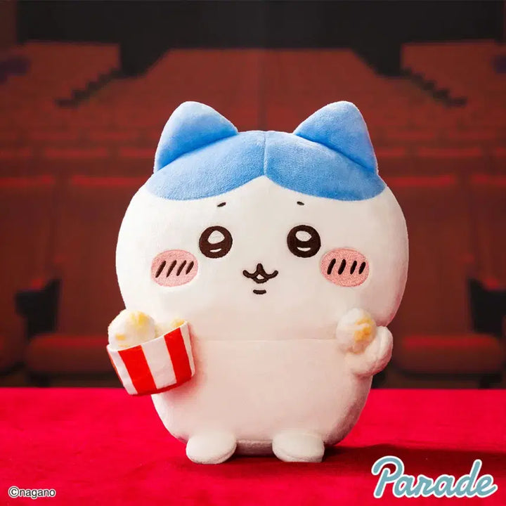 [BUNJANG] Chiikawa Hachiware Popcorn Plush Doll (Sealed) / 바로배송 .미개봉) 치이카와 팝콘 봉제 인형 하치와레