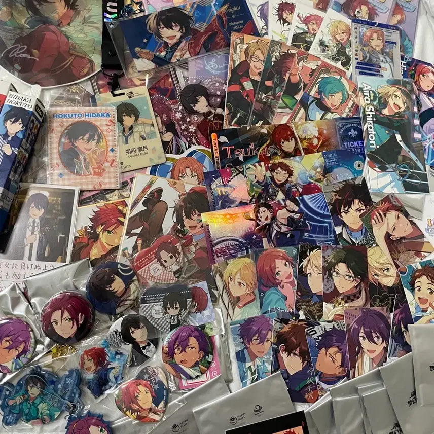 [BUNJANG] Ensemble Stars! Bundle Set PASHAMini Ticket Can Badge Photocard Arcana / 앙스타 일괄 판매 앙상블스타즈파샤라이브티켓캔뱃지포카아르카나