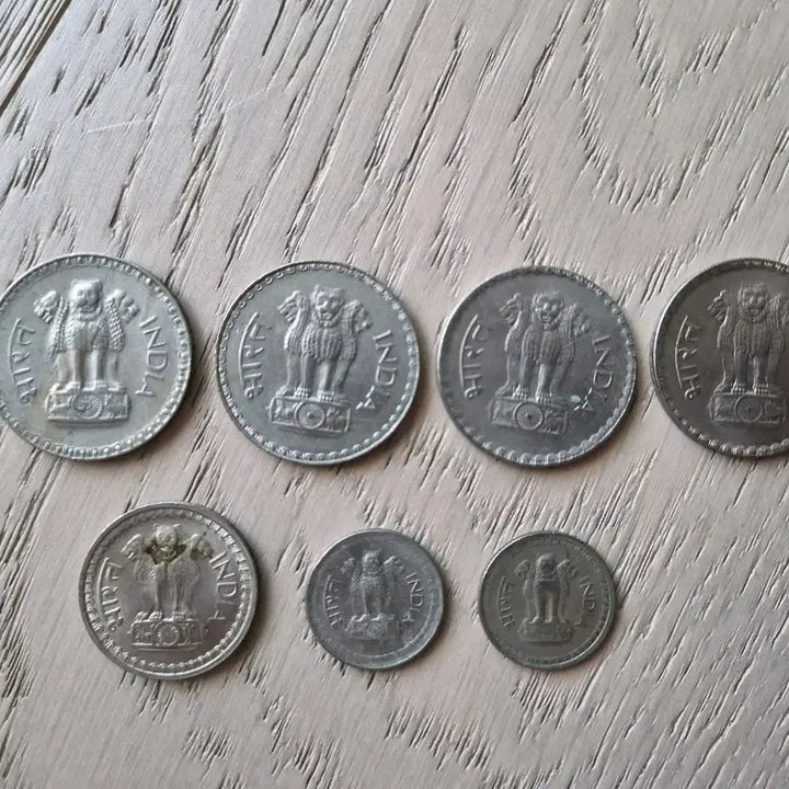[BUNJANG] India 1 Rupee, 25 Paise, 50 Paise Coin Set / 인도 화폐 1루피/25파이세/50파이세 세트