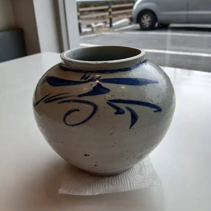 [BUNJANG] Joseon Dynasty Celadon Vase / 해주 도자기