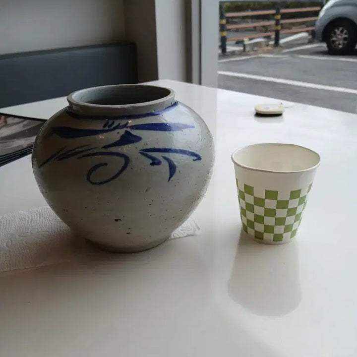 [BUNJANG] Joseon Dynasty Celadon Vase / 해주 도자기