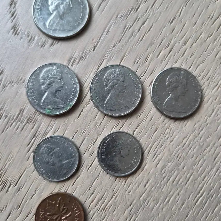 [BUNJANG] Canada Coin Set (25 Cents, 10 Cents, 1 Cent) / 캐나다 동전 세트 (25센트, 10센트, 1센트)