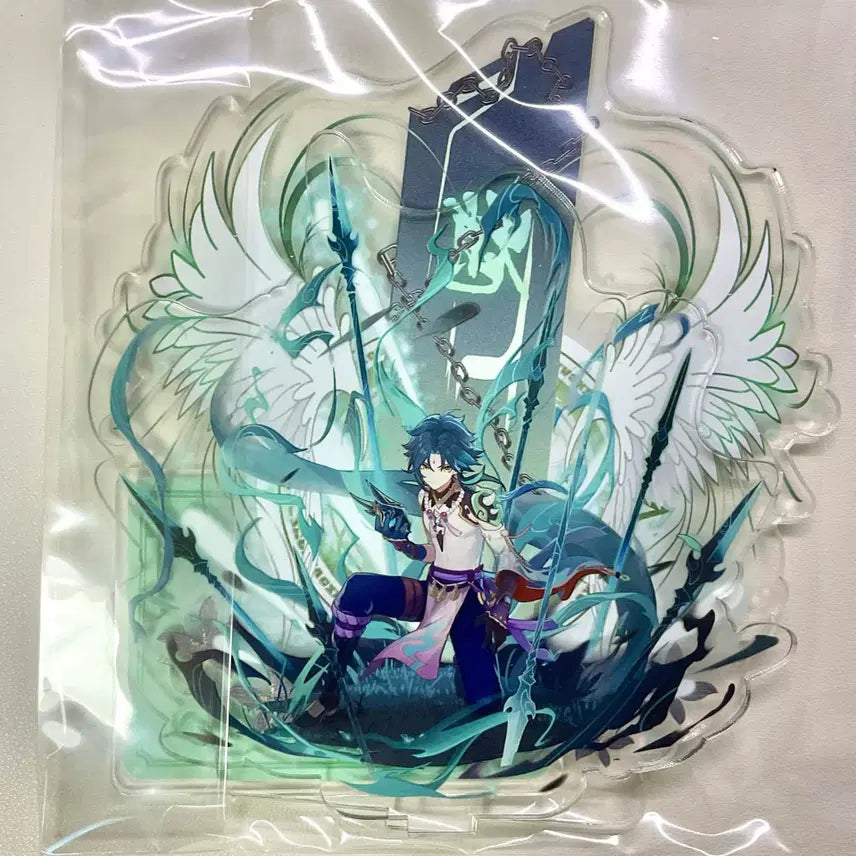 [BUNJANG] Genshin Impact Male Characters Acrylic Standee Set (Venti, Xiao, Scaramouche, Kazuha) / 원신 바람남캐 아크릴스탠드 (벤티, 소, 방랑자, 카즈하)