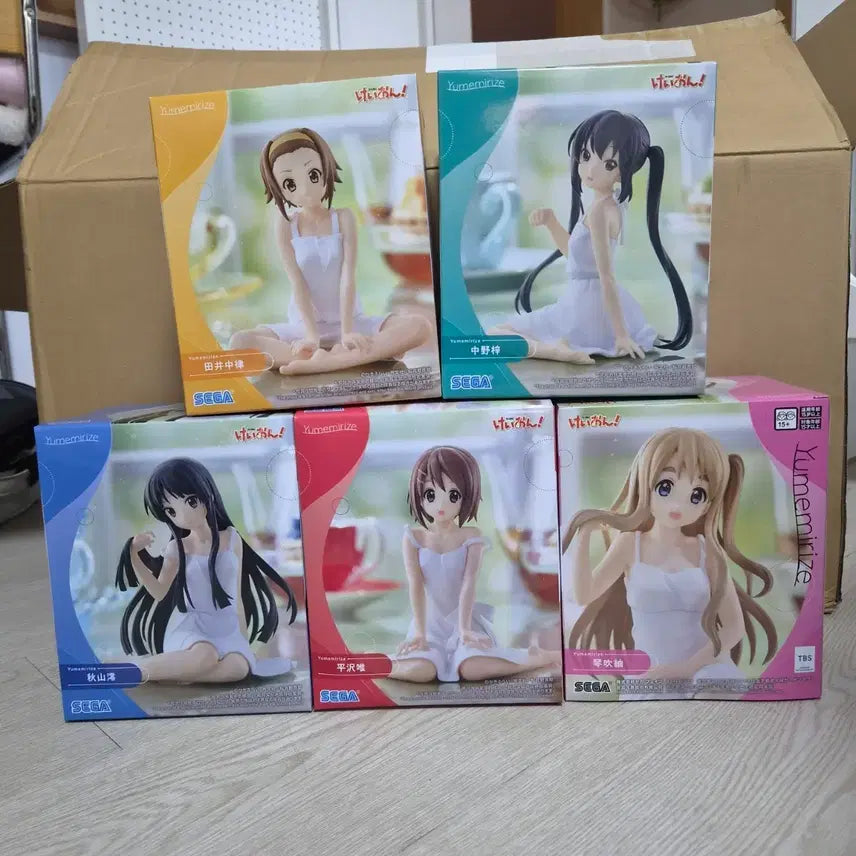 [BUNJANG] K-ON! Yumemirize 5 Member Set (Sealed) / 케이온 유메미라이즈 5종 세트 미개봉