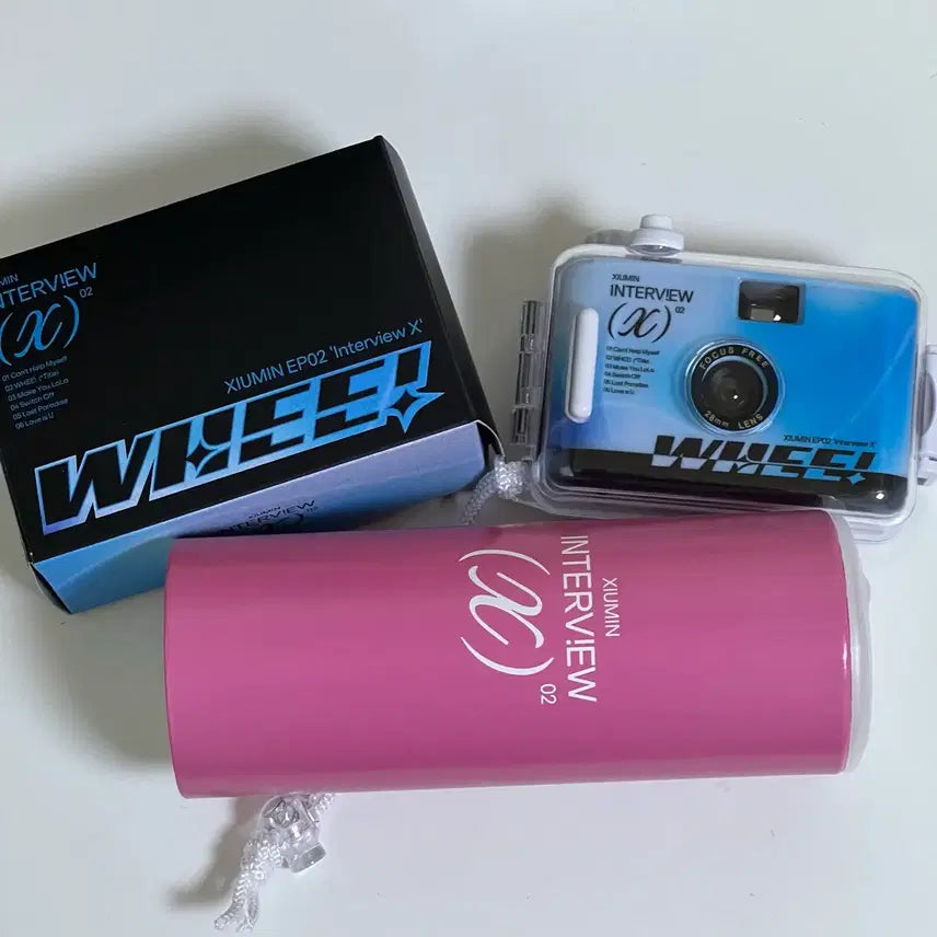 [BUNJANG] EXO Xiumin WHEE! Waterproof Film Camera / 엑소 시우민 WHEE! 방수 필름카메라