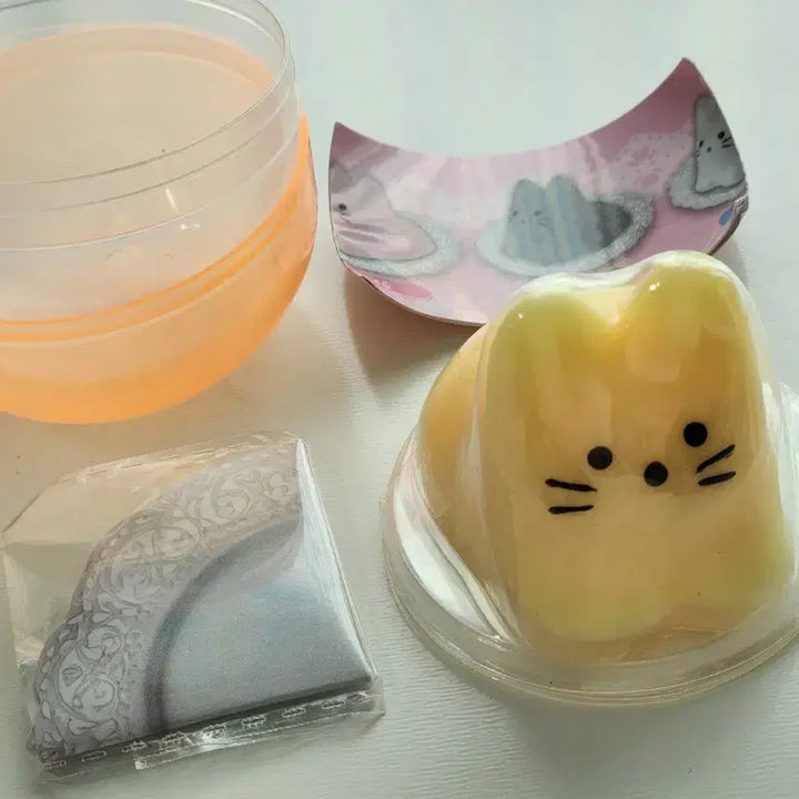 [BUNJANG] Cat Pudding Mascot Gacha Vol. 2 - Yellow / 고양이 푸딩 마스코트 가챠 2탄 - 옐로우