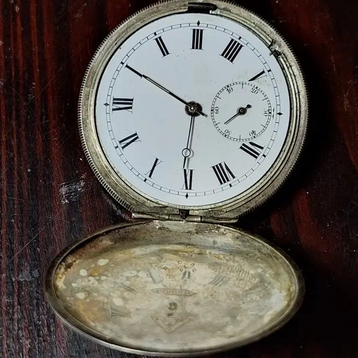 [BUNJANG] Vintage Silver Pocket Watch / 오래된  은 회중시계