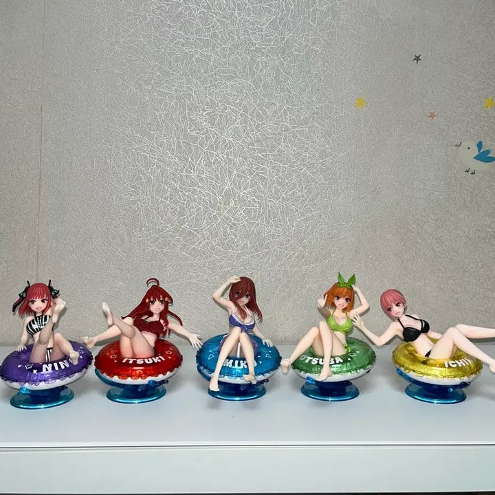 [BUNJANG] The Quintessential Quintuplets Aqua Float Figure Bundle Set (Box Included) / (5개 일괄)5등분의 신부 아쿠아 플로트피규어(박스O)