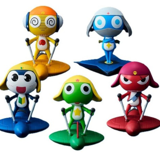 [BUNJANG] Keroro B, C, D, E, F Prize Figures &amp; K Prize Coasters Bundle Set (Sealed) / 미개봉 택포 21) 케로로 BCDEF상 피규어+K상 코스터5종 고무 받침 일괄 세트