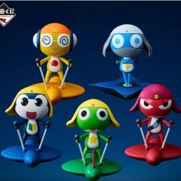 [BUNJANG] Keroro B, C, D, E, F Prize Figures &amp; K Prize Coasters Bundle Set (Sealed) / 미개봉 택포 21) 케로로 BCDEF상 피규어+K상 코스터5종 고무 받침 일괄 세트