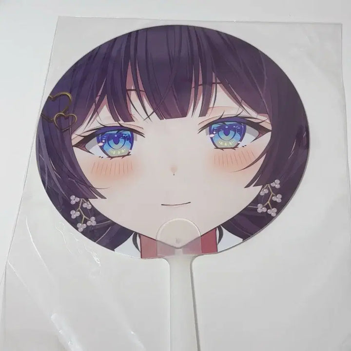 [BUNJANG] Stellive Shirayuki Hina Spring Blossom Date Clear Fan (Unsealed) / 스텔라이브 봄빛데이트 시라유키 히나 얼빡 부채 미개봉