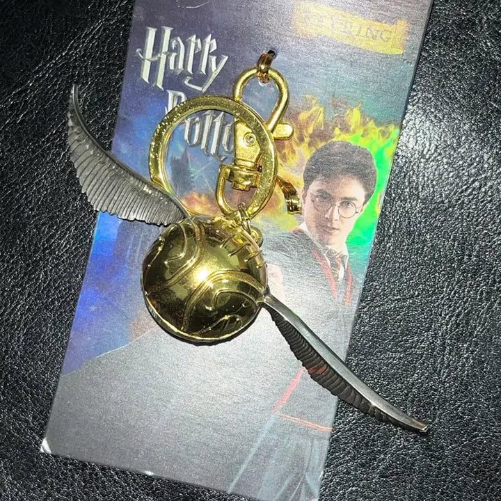 [BUNJANG] Harry Potter Golden Snitch Rotating Wings Keychain / 해리포터 희귀 골든스니치 키링