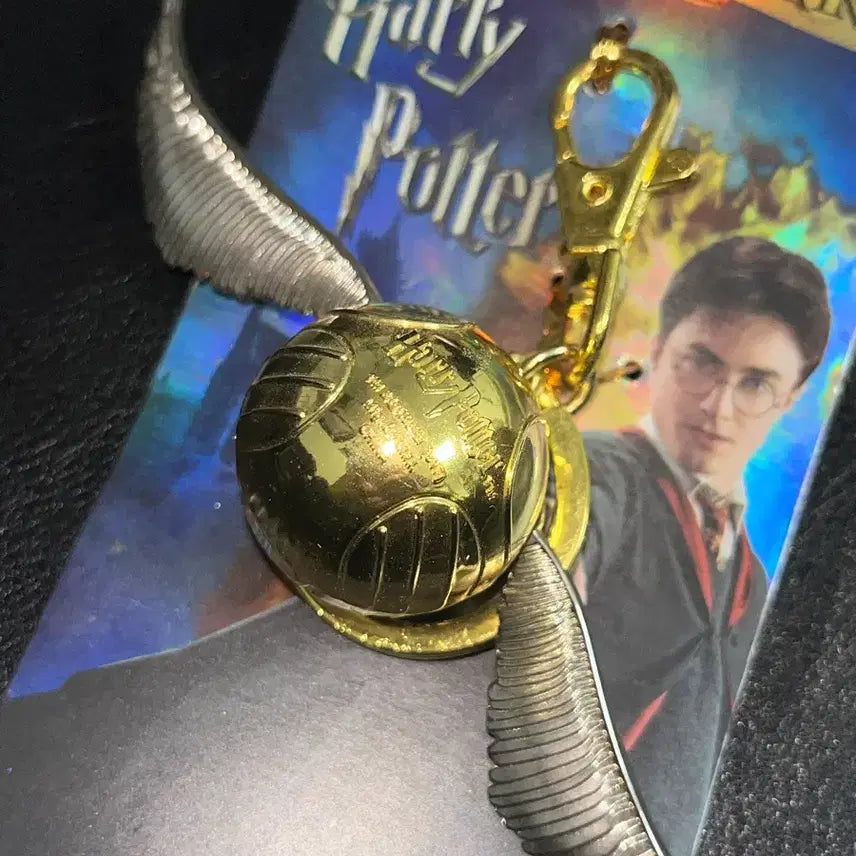 [BUNJANG] Harry Potter Golden Snitch Rotating Wings Keychain / 해리포터 희귀 골든스니치 키링