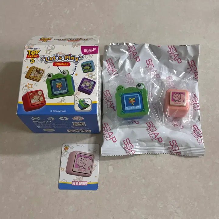 [BUNJANG] Tinyville Toy Story Mini Clicker Figure [Hamm] / 타이니빌 토이스토리 미니 클리커 랜덤 피규어 [햄]