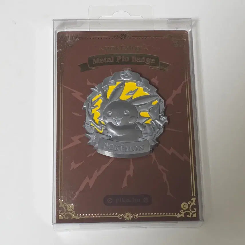 [BUNJANG] Pokemon Eternal Antique Metal Pin Badge Pikachu / 포켓몬 ETERNAL ANTIQUE METAL 핀뱃지 피카츄