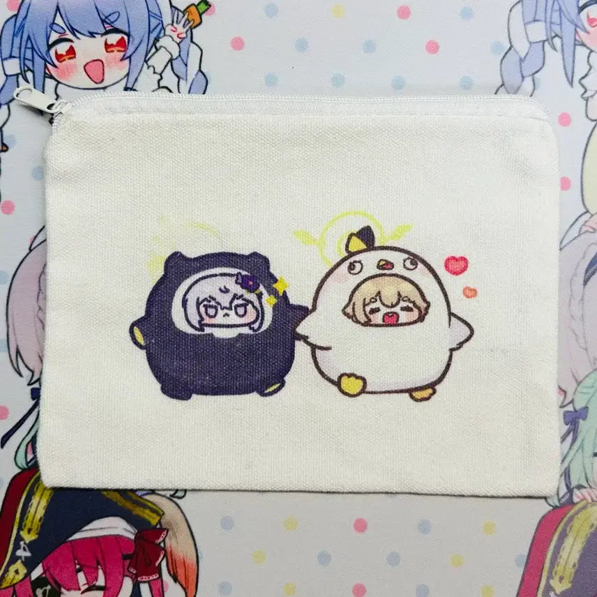 [BUNJANG] Blue Archive Hifumi &amp; Azusa Pouch / 블루아카이브 히후미/아즈사 파우치