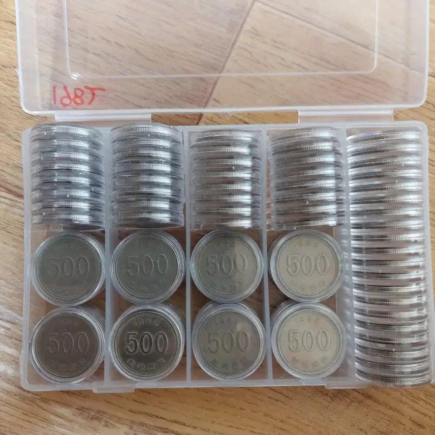 [BUNJANG] 1982 500 Won Coin Bundle (80 pcs) / 1982년 500원 동전(84개)