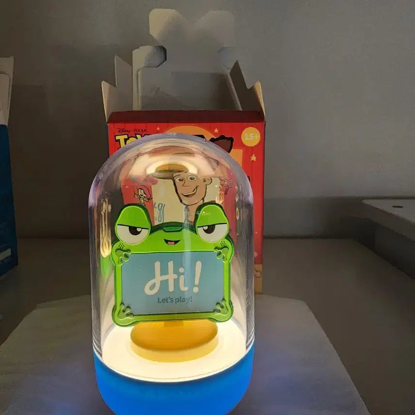 [BUNJANG] Disney Pixar Toy Story Buzz Lightyear &amp; Lilypad Figure Lamp Set / 일괄) 토이스토리 피규어 램프 무드등 새상품