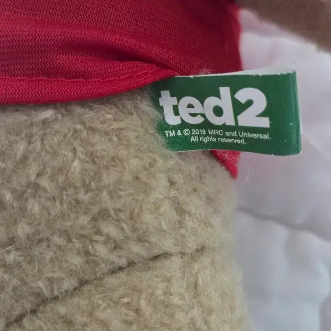 [BUNJANG] Ted Bear Birthday Commemorative Red T-shirt / 테드 곰 인형 생일 기념 빨간 티셔츠