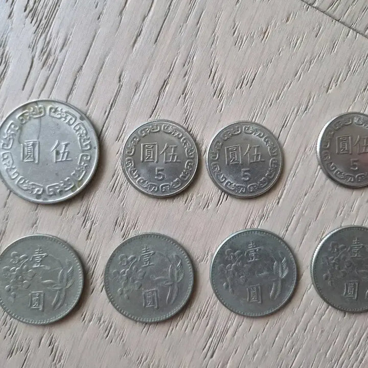 [BUNJANG] Taiwanese Coins (8 pcs) Bundle Set / 대만 동전 8개